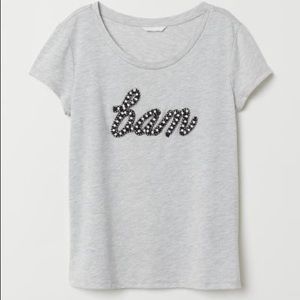 H&M ‘bam’ Logo Tee